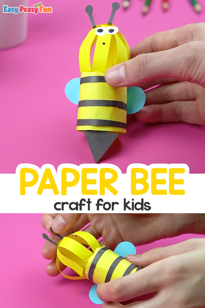 paper bee crafts for kids