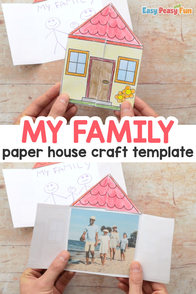 Paper House My Home Craft Printable Template