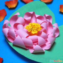 Water Lily Paper Plate Craft