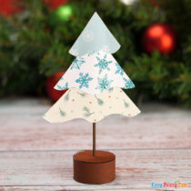 DIY Desktop Paper Christmas Tree