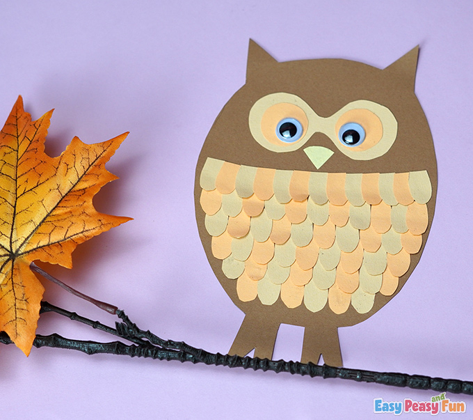 Fall Paper Owl