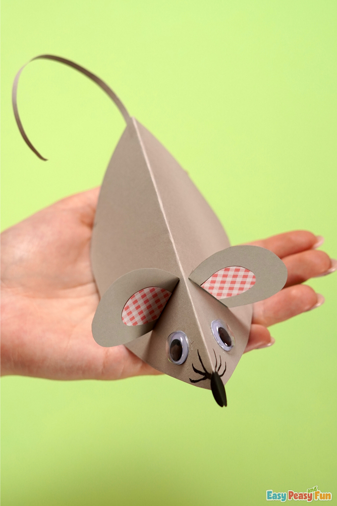 DIY Paper Mouse Crafts