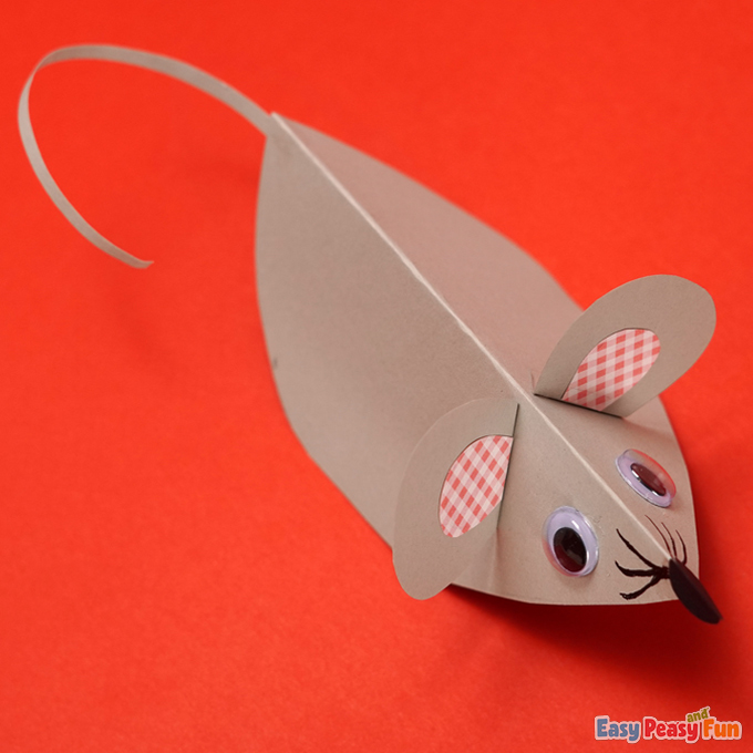 DIY paper mouse