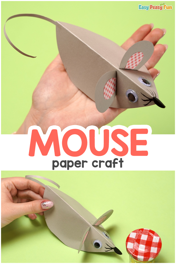 Paper mouse crafts