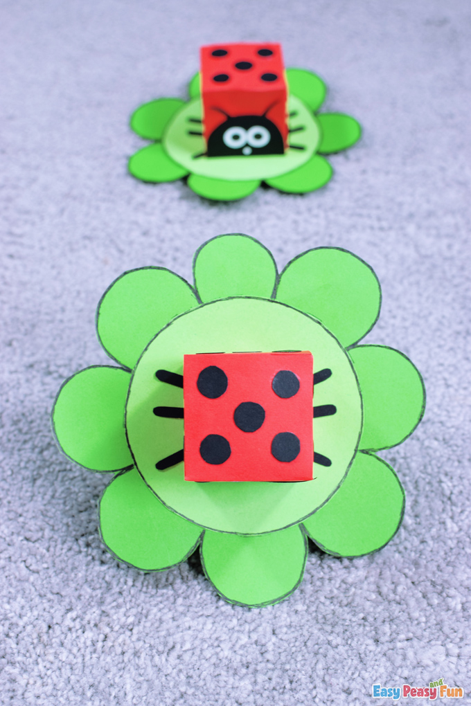 DIY Paper Ladybug Craft
