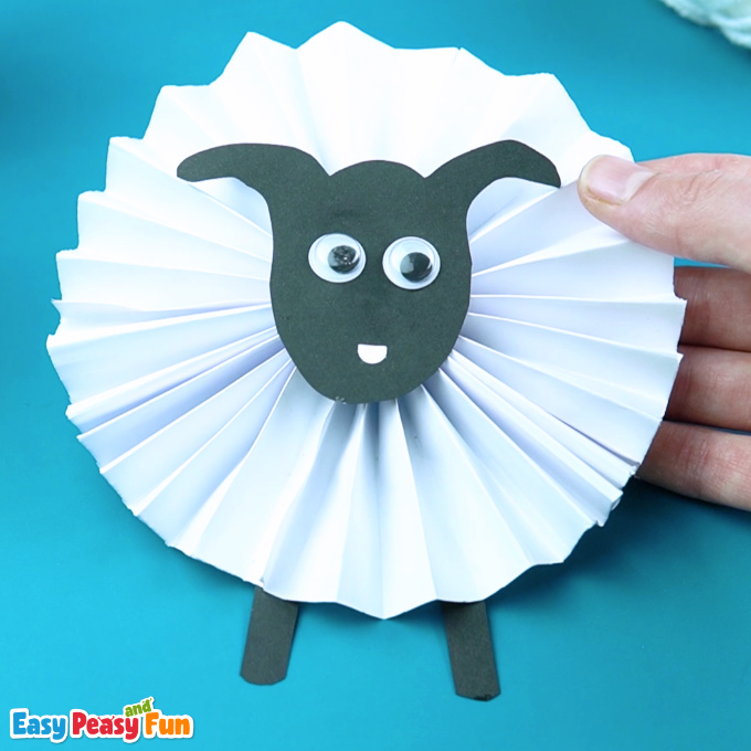 Paper Rosette Sheep Craft