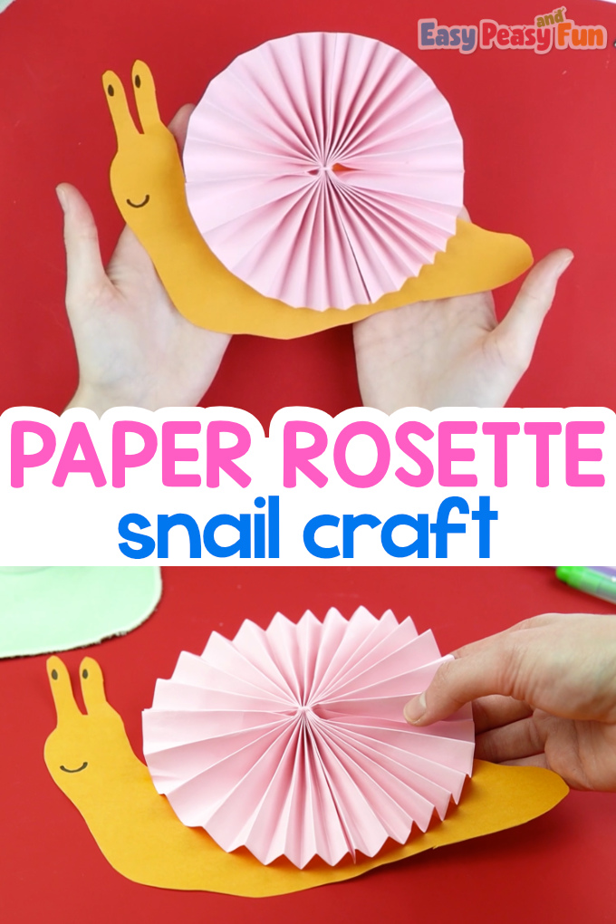 Paper Rosette Snail Craft