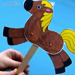 Movable Horse Paper Doll