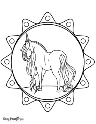 Realistic Unicorn Coloring Pages Free - bmp-review