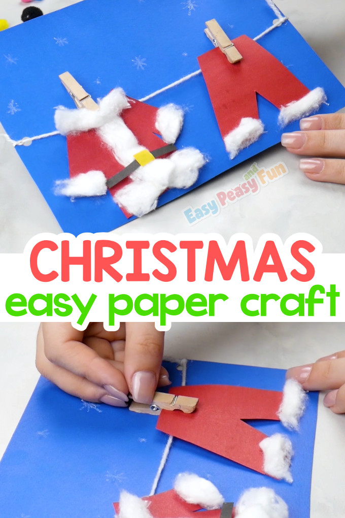 Easy Christmas Paper Craft for Kids