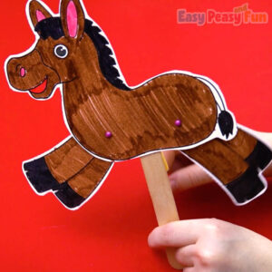 Movable Donkey Doll Craft
