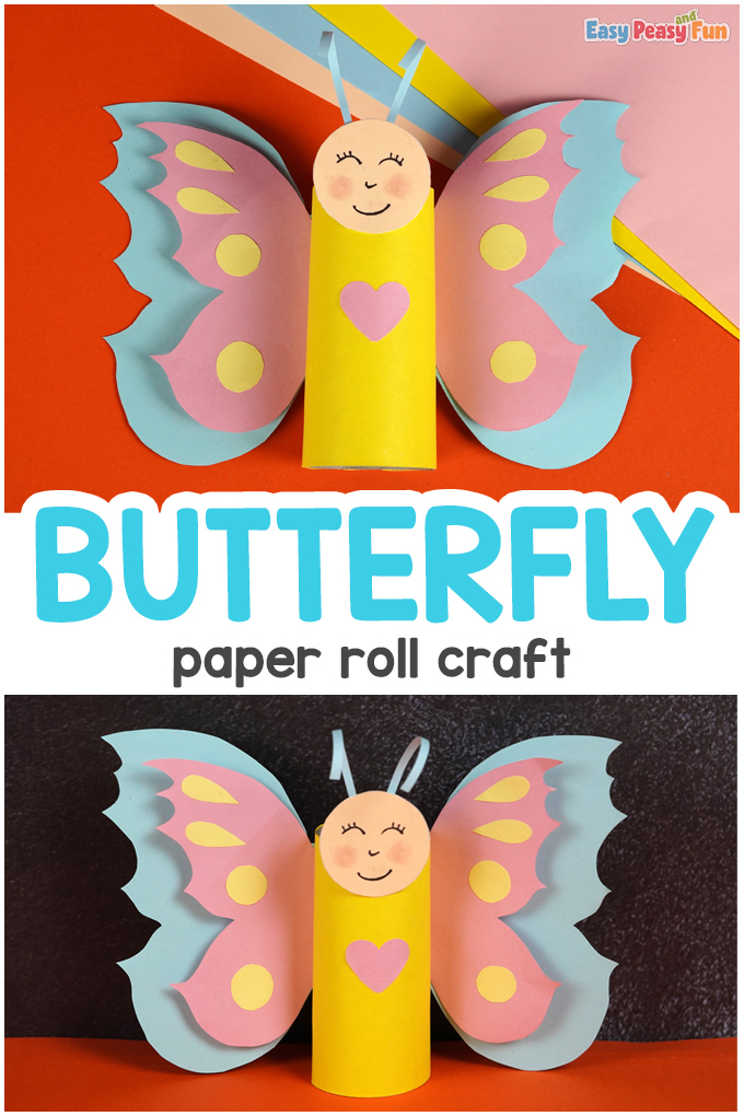 Butterfly Paper Roll Craft