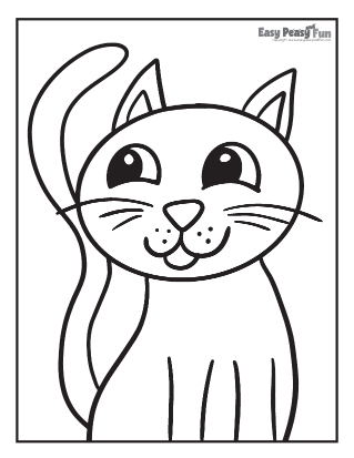 easy chat coloring page