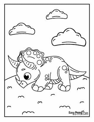 cute dinosaurs coloring pages