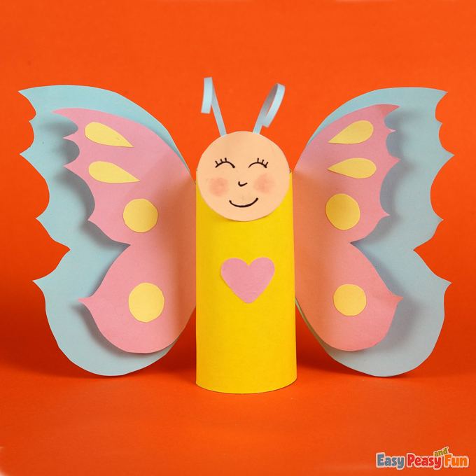 DIY Butterfly Paper Roll Craft