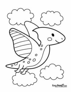 Dinosaur Coloring Pages - 30 Printable Sheets - Easy Peasy and Fun