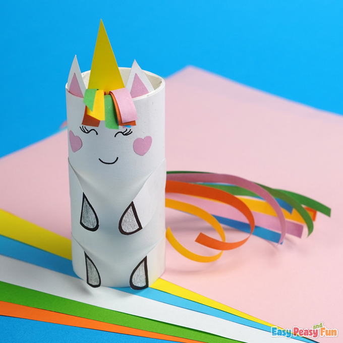 Paper Roll Unicorn Craft