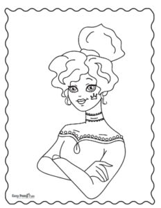 Princess Coloring Pages - 30 Printables - Easy Peasy and Fun