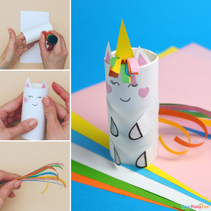 Unicorn Paper Roll Craft Idea