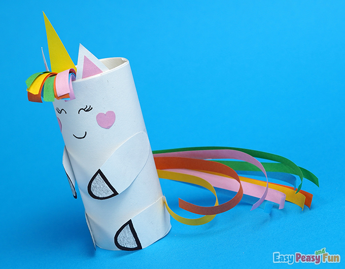Unicorn Toilet Paper Roll Craft