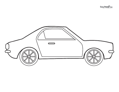 coloring cars