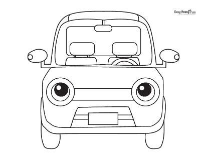 Mini Car coloring page Free Printable Coloring Pages
