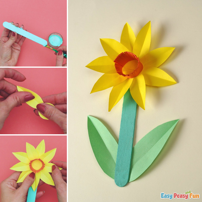 Daffodil Paper Craft Idea