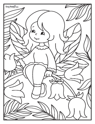 Magical Fairy Coloring Pages