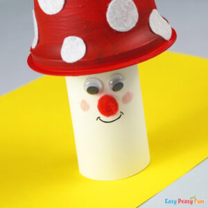 Mushroom Recycled Fall Craft