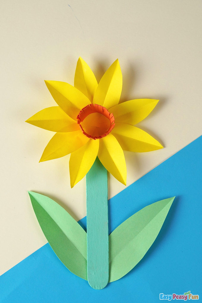 Spring Paper Daffodil