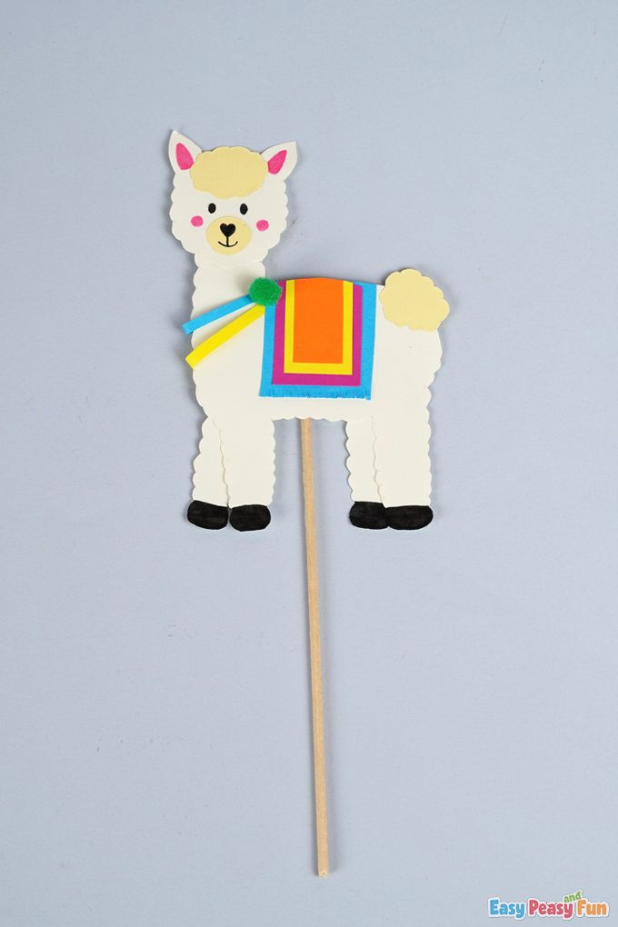 DIY Llama Puppet