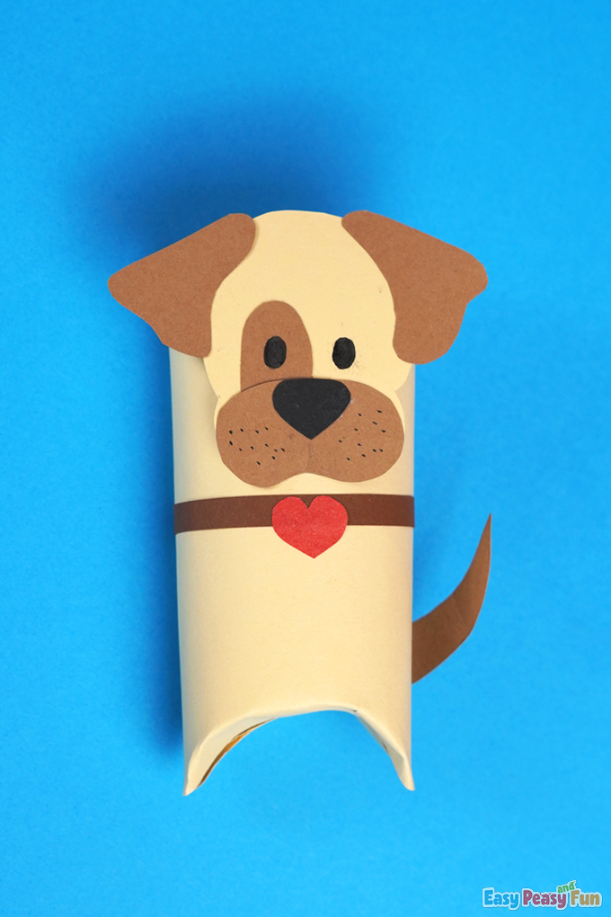 DIY Paper Roll Dog