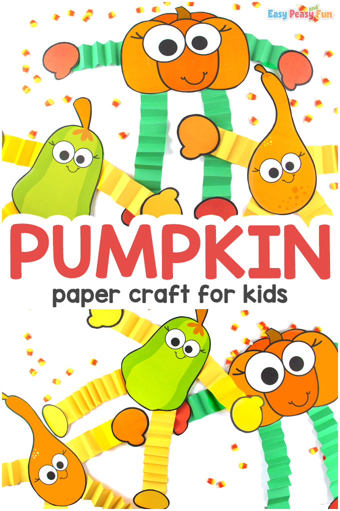 Easy Pumpkin Craft Template
