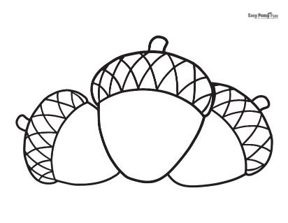 Acorn Coloring Page