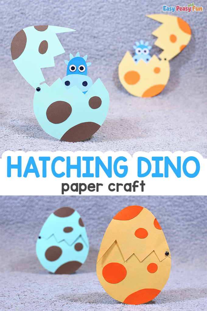 Hatched Dinosaur Paper Model