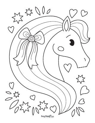 Horse Coloring Page