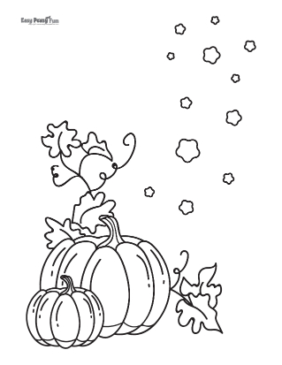 Pumpkins Coloring Sheet