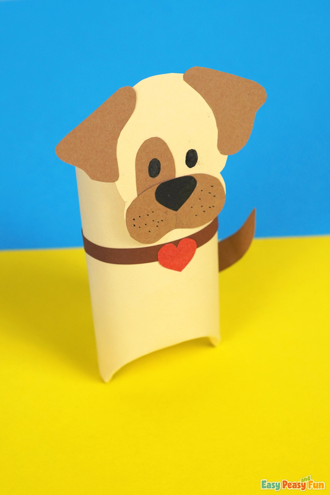 Puppy Paper Roll Craft