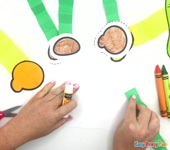 Easy Pumpkin Craft Template - Easy Peasy and Fun