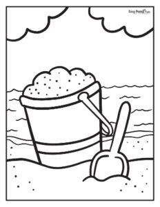 Printable Summer Coloring Pages - 30 Designs - Easy Peasy and Fun