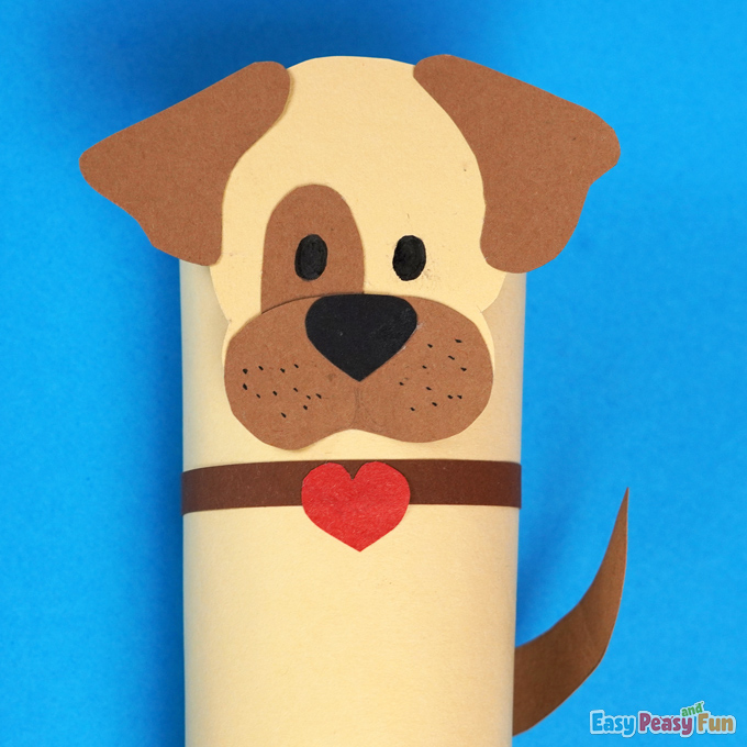 Toilet Paper Roll Dog Craft