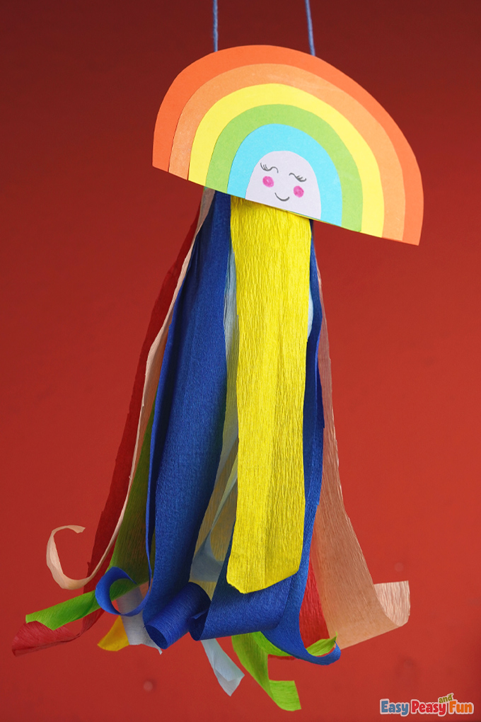 Windsock Rainbow Craft