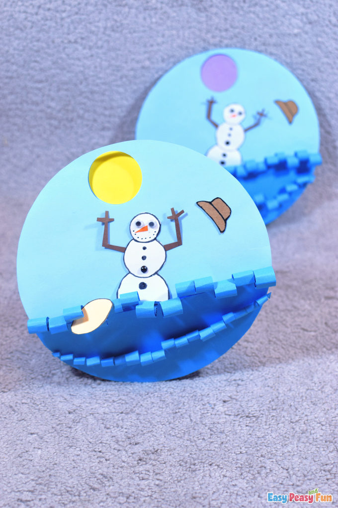Snowman Color Learning Activity