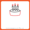 How to Draw a Cake – Step by Step Drawing Tutorial - Easy Peasy and Fun