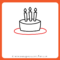 How to Draw a Cake – Step by Step Drawing Tutorial - Easy Peasy and Fun