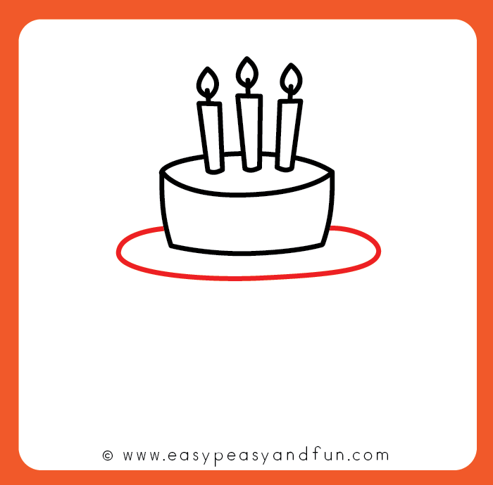 Premium Vector | Birthday cake coloring illustration for kids and adults-saigonsouth.com.vn