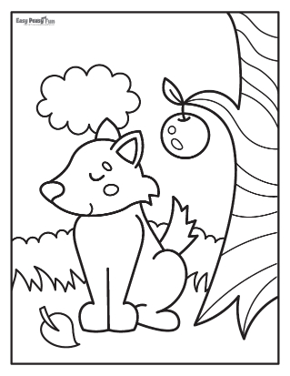 coloring forest animals
