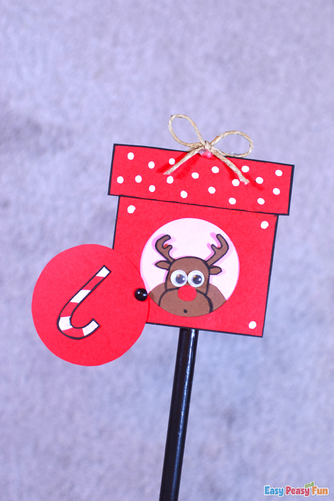 DIY Rudolph Reindeer Gift Craft
