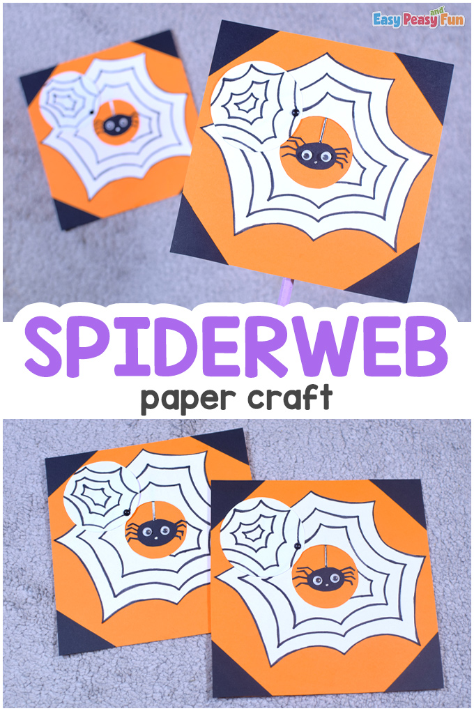 Paper Spiderweb Craft