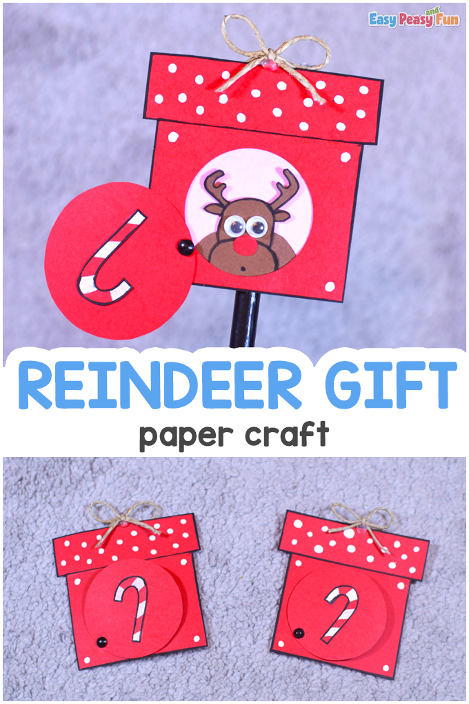 Rudolph Reindeer Gift Craft